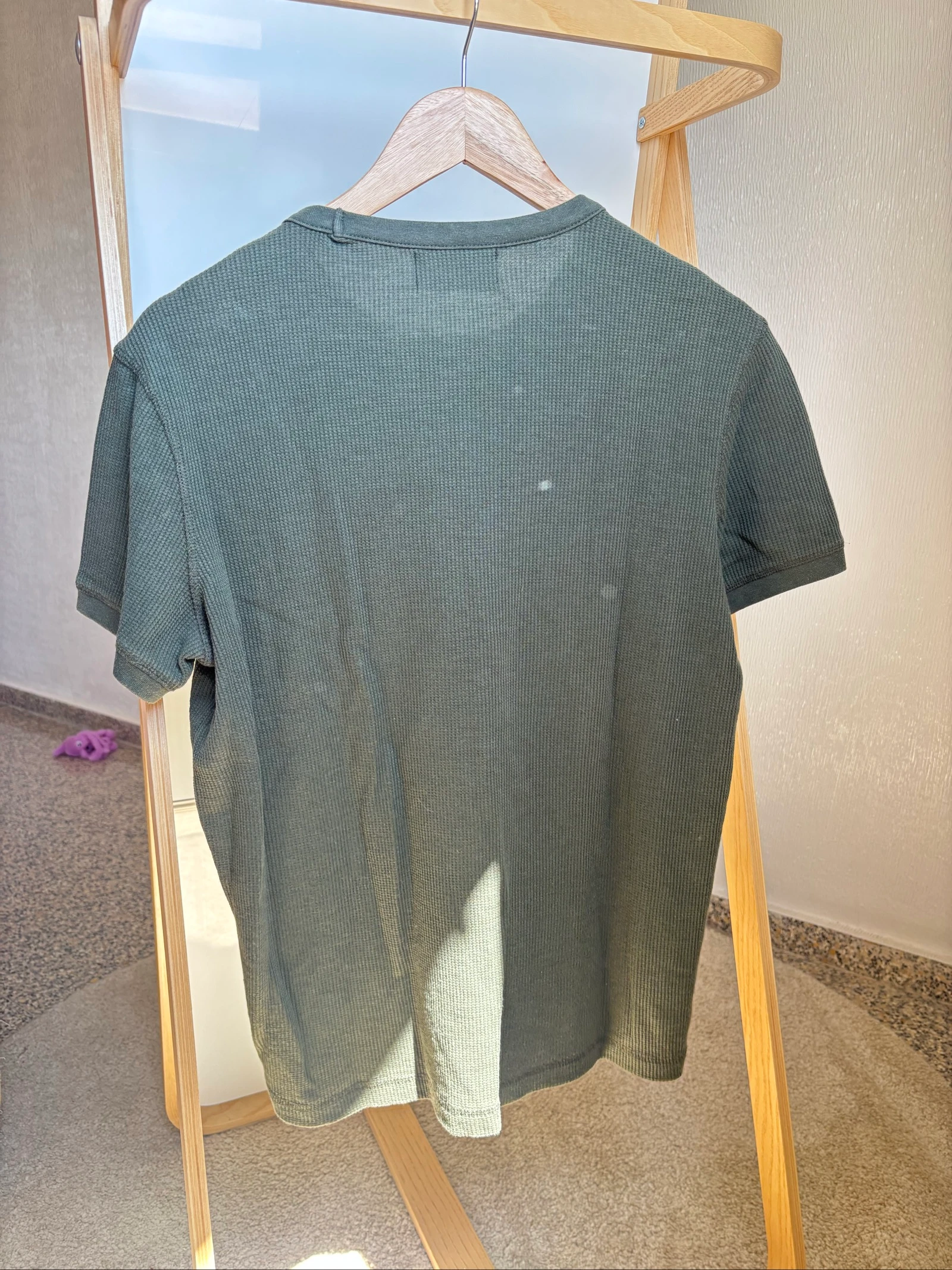 T-shirt vert à manches courtes – photo 4
